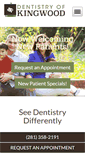 Mobile Screenshot of kingwooddentistry.com